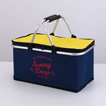 Picnic Basket Incubator Ins Spring Tours Hand Basket Basket Cold Dual-use On-board Small Food Refreshment Rider