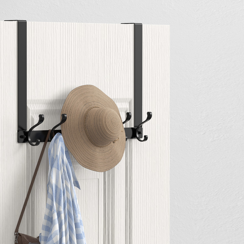 Bedroom door rear hook Nordic wind creative hanging clothes rack Rack Makeup room door clothes Clothing Containing Hook-free