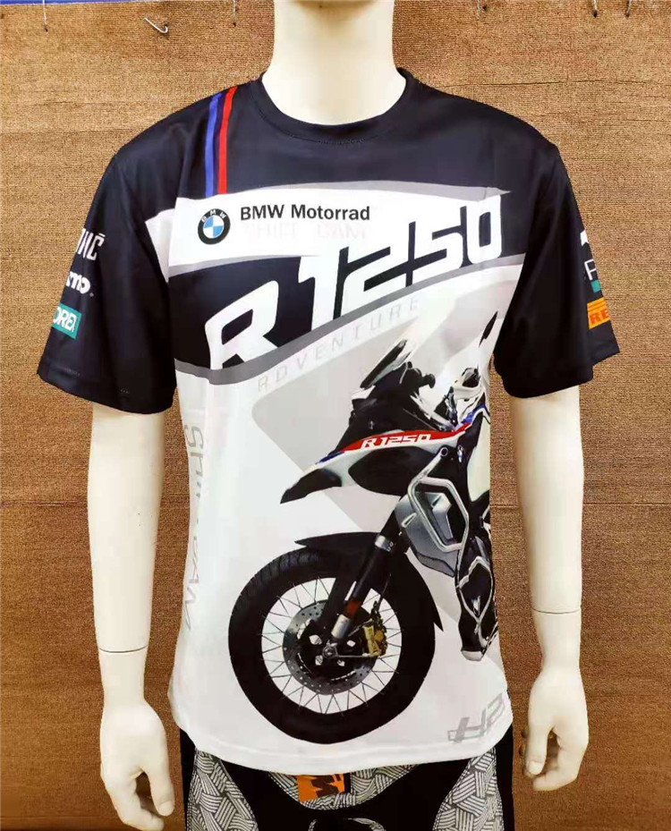2022 New Motorcycle GS BMW Racing Short T - Dry Dry Suction Short Sleeve Factory Team Fan T - shirt Culture Shirt