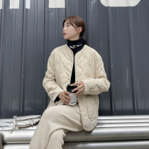 MENTMAR light and thin down clothes woman short 2021 autumn and winter Korean version fashion small crowdsourced loose white duck suede jacket