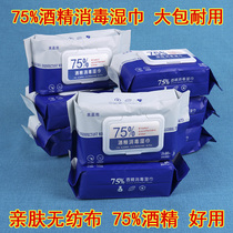 With 75% Alcohol Sanitized Wet Towels Carry-on student with thickened germicidal wipe hand to disinfect wet towels 80 sheet bag