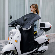 电动车挡风被冬季加厚加绒防水