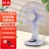 Quạt sạc Shitai gió mạnh lắc đầu nhà sạc sinh viên pin năng lượng mặt trời ký túc xá ngoài trời 16 inch quạt treo tường loại nhỏ Quạt điện