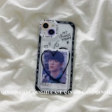 勤仕 Apple, брендовый совместимый чехол для телефона, милый iPhone 14 для влюбленных, прозрачная фотография, картхолдер, iPhone13 Pro, силиконовый защитный чехол, iphone, новая коллекция, «сделай сам», 11promax