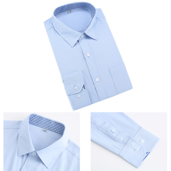 新款邮政储蓄银行男衬衫邮政蓝色衬衣邮储工装制服男短袖工作服