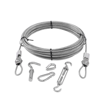 304 stainless steel plastic coated clothesline clothesline outdoor balcony outdoor quilt hanging clothes wire rope 4 5mm