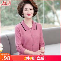 Mother Loaded Spring Autumn Long Sleeve Turtlenecks Undershirt 2021 New Middle Aged Female Ocean Sweater Sweatshirt Tblouse T Shirt