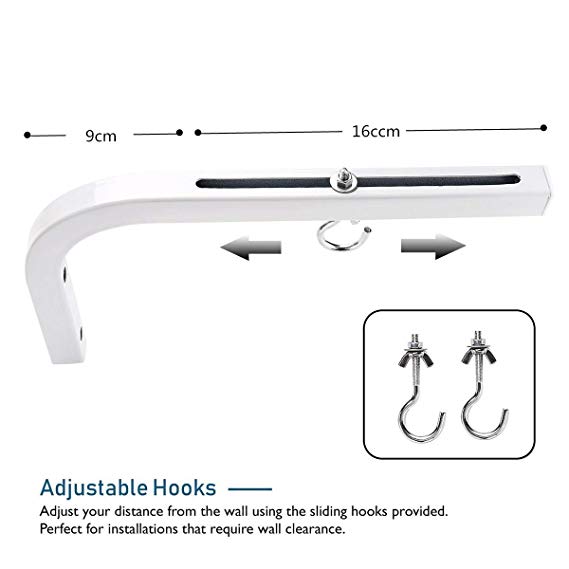 Screen pylons Screen wall hanging front and rear telescopic adjustment is suitable for Hongye Hongying Kaiying Agison Dimery projector screen pylons Screen hook Projector screen wall hanging hanger 2
