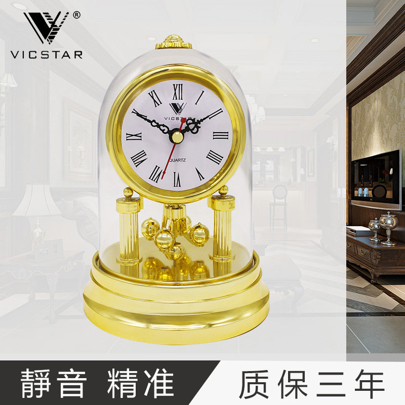 Eurostyle retro timepiece Living room Bedroom High-end Luxury luxury House Clock Office Desktop Clock-Taobao