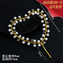 Moon Series Decoration Cake Inserts Flag Iron Art EVA Pearl Moon Beauty Girl Cake Party Decorative Items