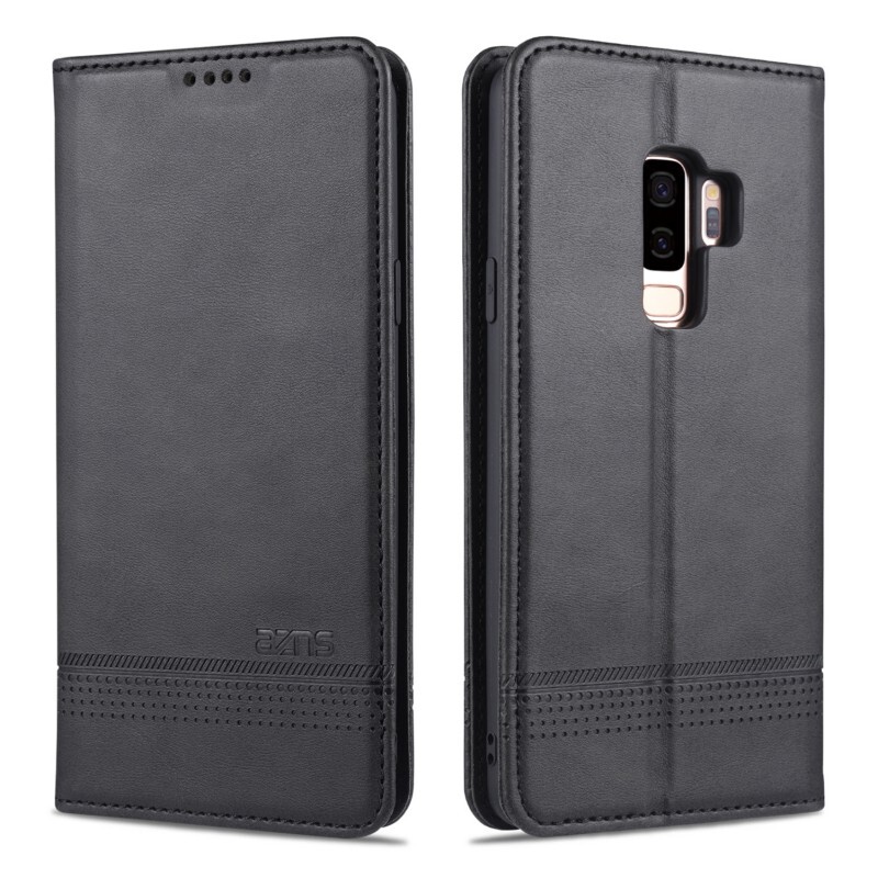 Suitable for Samsung Galaxy S9+ Phone Case 6.2inch Sm-G9650/Ds Flip Cover S9Plus Protective Case Wallet S9 Simple S9P Anti-Drop G9658 Men's S9 Plus Wallet Suitable for Samsung Galaxy S9+ Phone Case 6.2inch Sm-G9650/Ds Flip Cover S9Plus Protective Case Wallet S9 Simple S9P Anti-Drop G9658 Men's S9 Plus Wallet