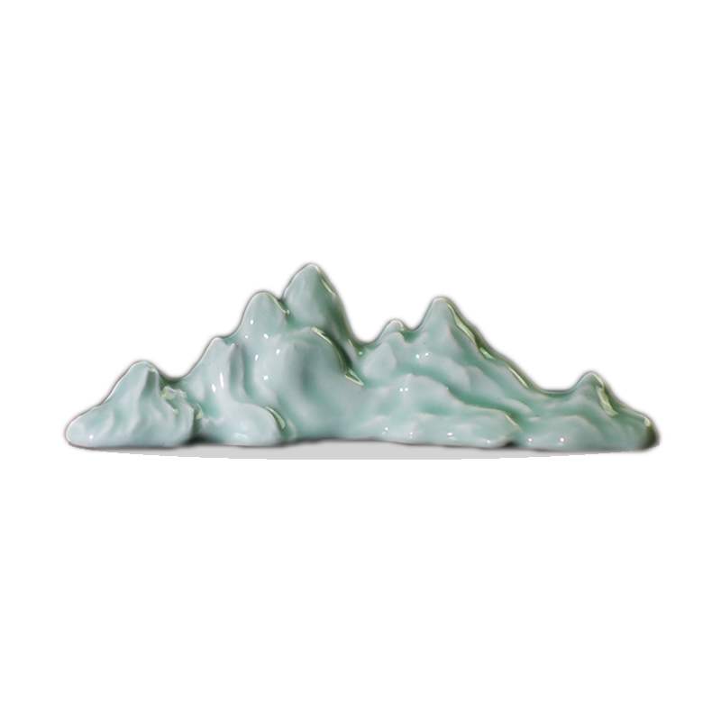 Jingdezhen ceramic brush value the creative type the mount bijia mountain paperweight paper weight zen desktop furnishing articles four treasures of the study