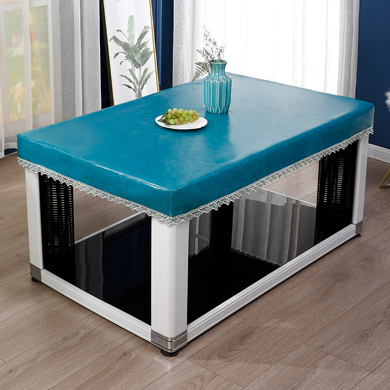 Waterproof oil-proof tablecloth grilled table cover New Tea table baked table waterproof tabletop shade free electrical oven cover