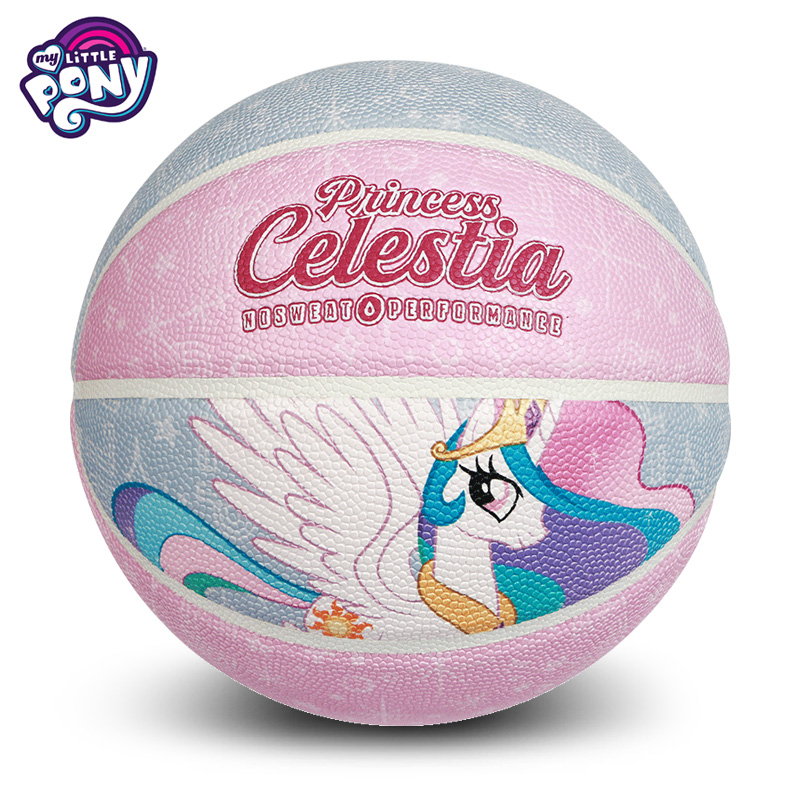 Pony Polly children's Basketball No 5 cartoon sticker Kindergarten Toy Ball Wear-resistant PU4 Student No 7 basketball