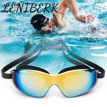 LENIBERK electroplated anti-fog adult swimming goggles in a variety of colors unisex adjustable waterproof goggles