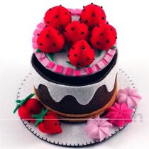 Weaving material bag non-woven fabric semi-finished cake handmade cute and beautiful hand-cut fabric