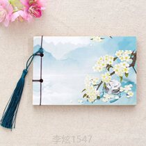 Girl beautiful small mini pocket book convenient cute sticky note book inside page new student blank