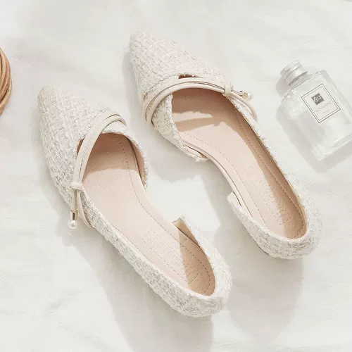 Обувь, подходит с юбкой из жемчуга, туфли, в стиле Шанель, коллекция 2023