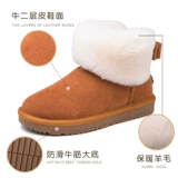 Зимние короткие сапоги, флисовые удерживающие тепло туфли, 2020