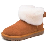 Зимние короткие сапоги, флисовые удерживающие тепло туфли, 2020