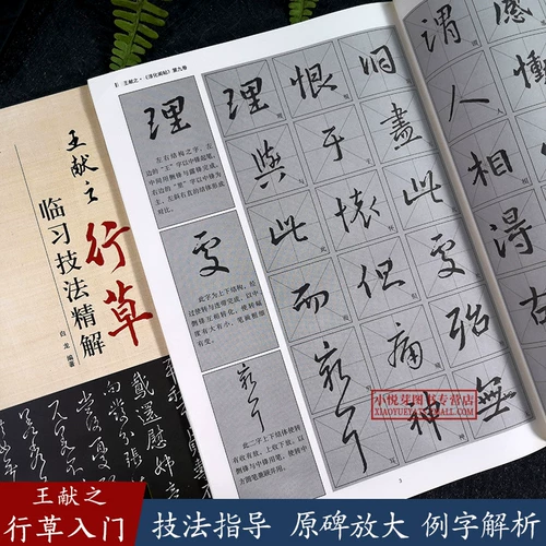 Техника Ван Сянчжи Синьжхи для решения знаменитых главных надписей всех возрастов, павильона Чунхуа, учебник по анализу каллиграфии Ван Сянжи, учебник из восьми рисовых характеров, учебники для вводов энтузиастов каллиграфии, чернила каллиграфия, чернила