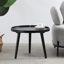 Small table white small round table simple small coffee table small apartment mini side a few corners a few sofa side cabinets