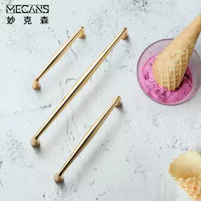 Miaoxen Nordic golden handle Cabinet door Wardrobe handle Modern simple wardrobe handle Cabinet door drawer handle