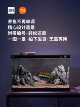 Xiaomi Smart Fish Tank Snow Mountain Build View Package Small Fish Tank Stream Stone South American Fish Tank Cloth View Sloth Green Dragon Stone