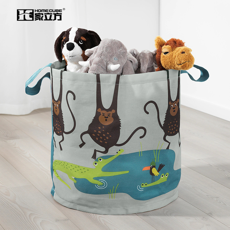Toys collect basket for cloth folding waterproof containing bucket clothes baskets for household laundry baskets