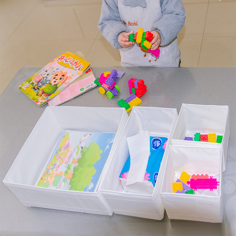 Collect box desk to collect cosmetic skin care products for debris desktop small box office key