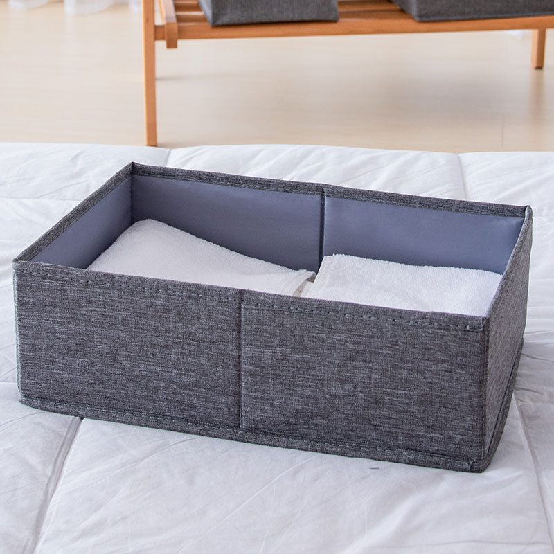 Liner underwear collection box underwear packed socks arranged box fabric art chest dormitory student wardrobe
