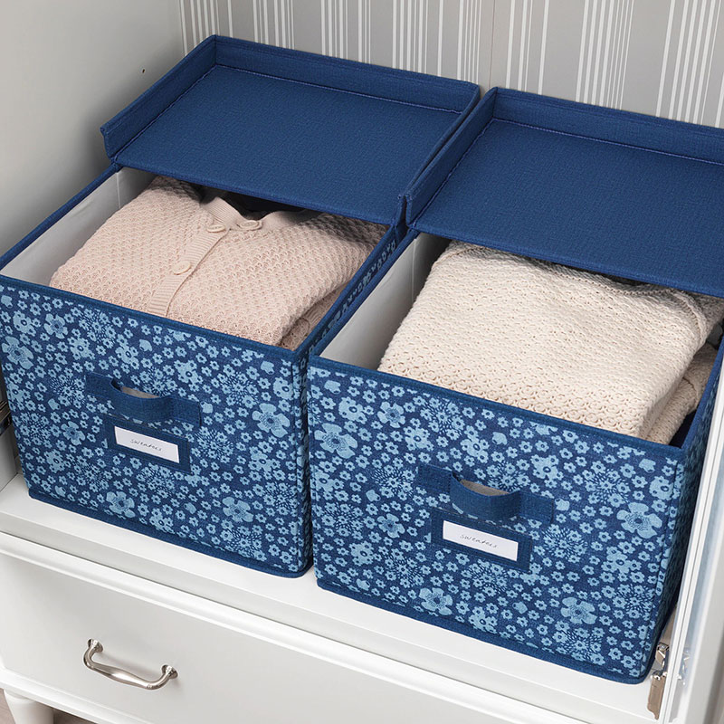 Container box Clothing box Clothing box Clothing box Fabric collection box household cover foldable