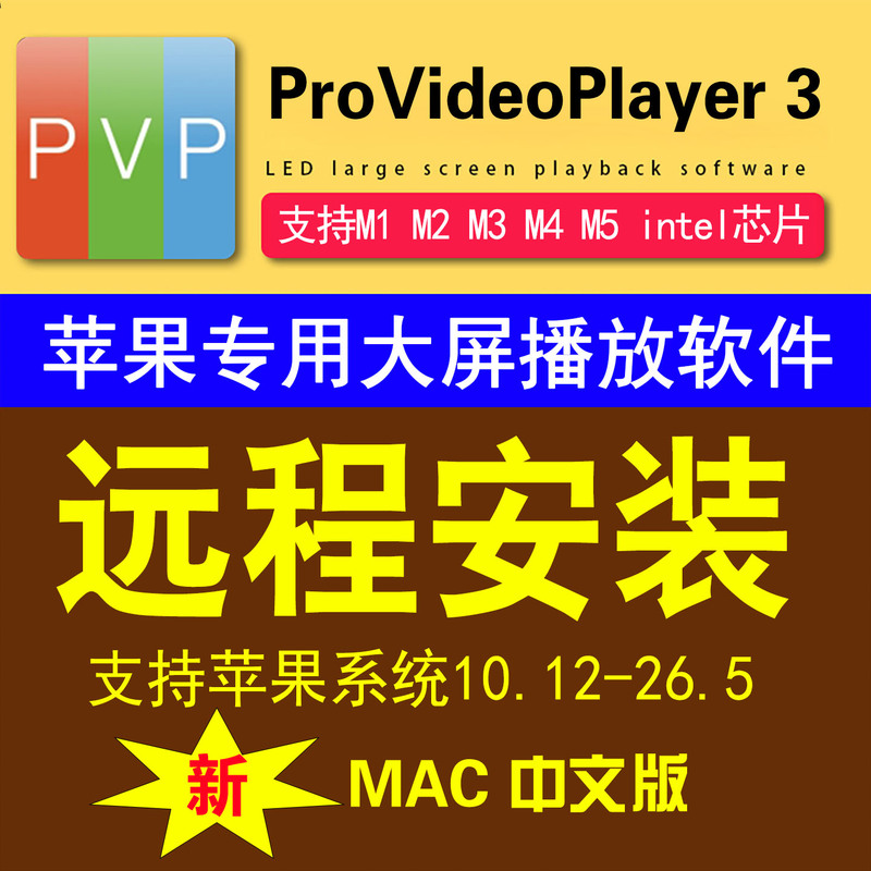 Pvp3 Apple Led Large-Screen Playback Software Provideoplayer 3.8 2 Mac System Performance Video
