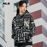 MLB Толстовка с капюшоном подходит для мужчин и женщин, спортивный лонгслив, свободный крой