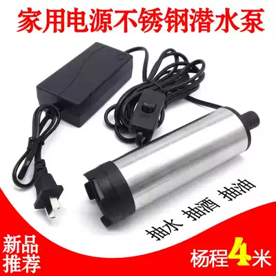 220V power supply wine pumping pump pumping pump diesel pump replacement stainless steel submersible pump beverage filling