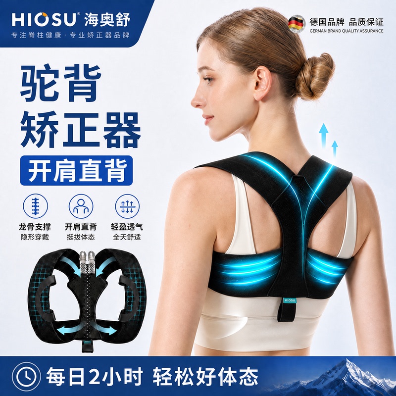 Hunchback Correction Belt, Shoulder Opener, Beautiful Back, Scapula Correction Tool, Posture Corrector for Women, Straight Back, Inward Shoulder Correction, Adult Use Only