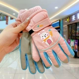 Детские лыжные водонепроницаемые удерживающие тепло демисезонные перчатки для мальчиков