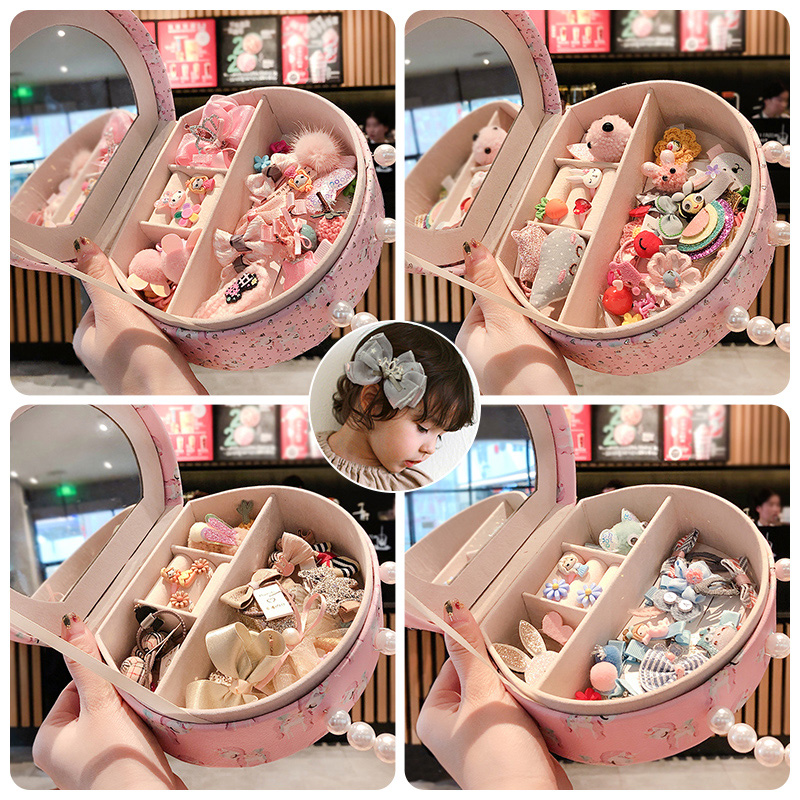 Children Hair Accessories Send Little Girl's Birthday Gift Girl Jewellery Princess Hair Clip Accessories Hair Clip Hair Clip Accessories Box Set Group