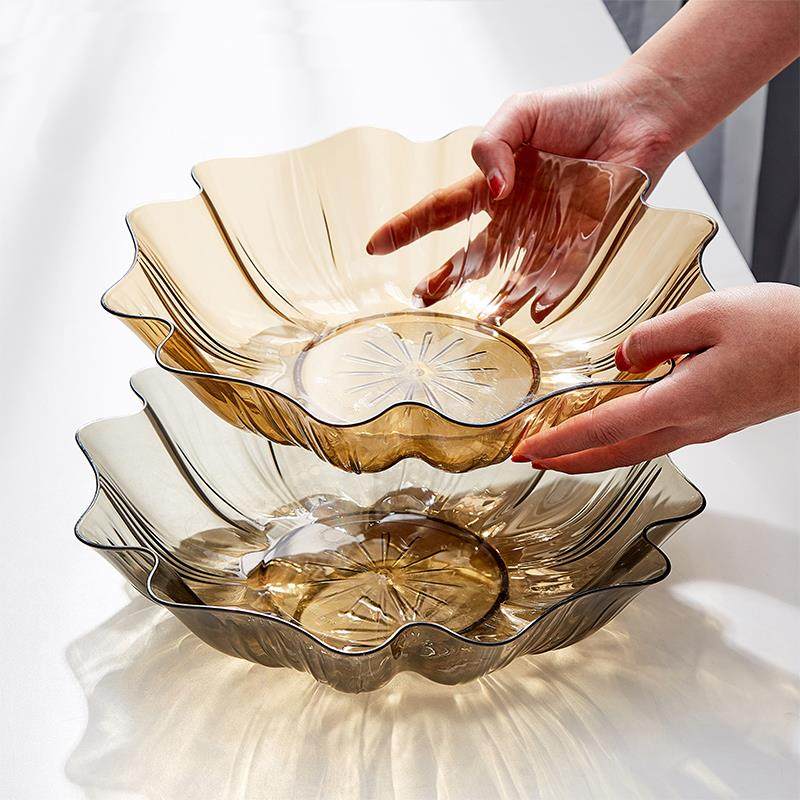 ins wind acrylic fruit tray creative modern minimalist home living room tea table snack candy fruit melon tray trays-Taobao