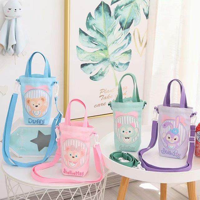 Cartoon Canvas Star Didew Small Devil Kettle Satchel Bag mobile phone Package Insulated Cup Portable Water Glass Skew Satchel-Taobao