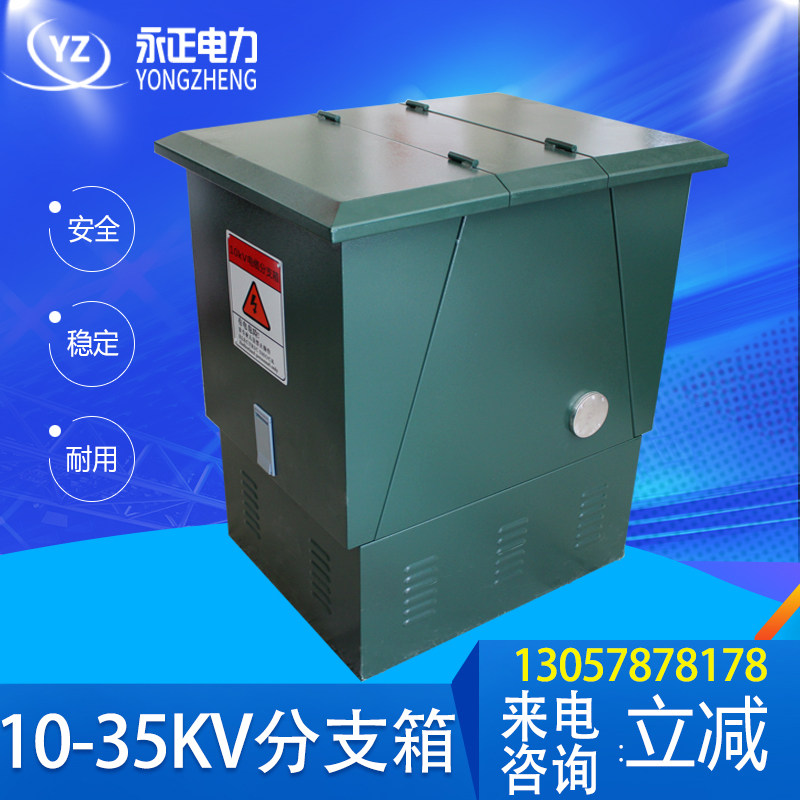 High pressure 10-35KV cable branch box in progress 12 out of copper bar docking box with switch ring net cabinet inflatable cabinet