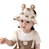 Baby hat Summer sun protection hat baby girl sun hat empty top hat baby fisherman hat outdoor sun hat thin