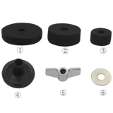 Четырех лет -старый старый магазин шесть цветов, отставания, джаз, барабанные висящие аксессуары, хлопковые флотологии.