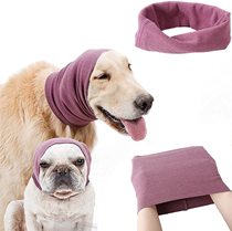 Pet Beauty Ear Hood Pet Ears Anti Noise Headgear Lavable High Elastic Decompression Dog Ear Cap Pooch Enclosure Neck