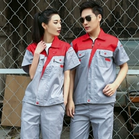 Красный и нижний серый топ