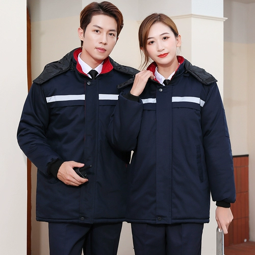 Зимний утепленный пуховик для работы, ветрозащитный износостойкий комплект, куртка, рабочая одежда, делается под заказ