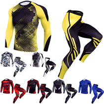 Venom long sleeve suit mens T-shirt quick-drying elastic jujitsu anti-wear tights training running sports fitness suit