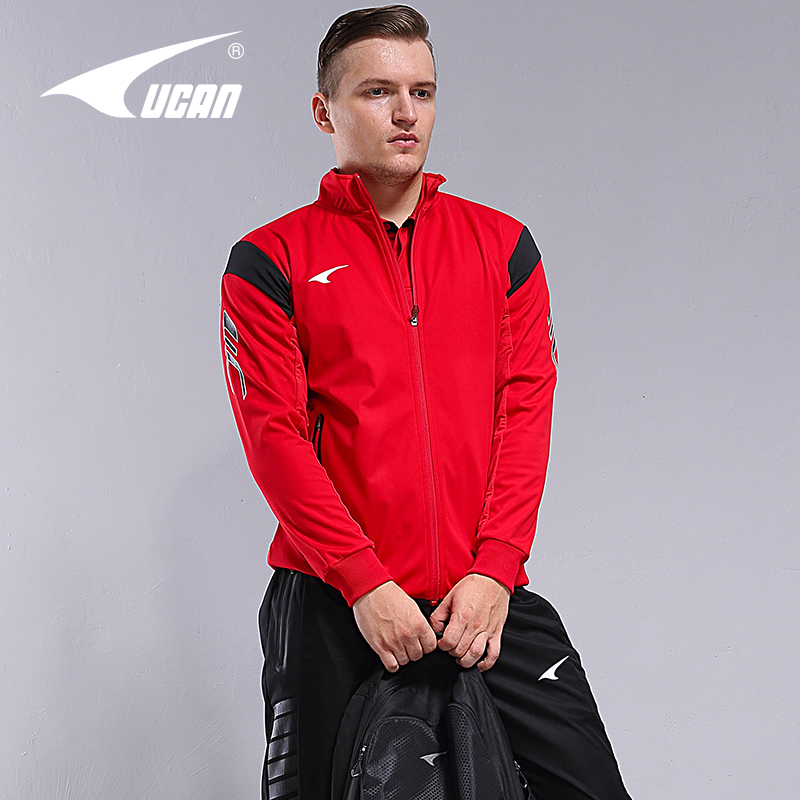 Sharp Football Training Suits Autumn Winter Men's Long Sleeve Football Suit Training Blouse Jacket for W08109