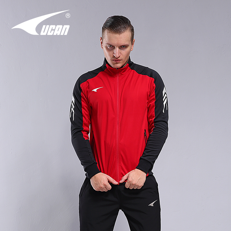 Sharp Football Jacket Men's Autumn Winter Training Suit Waterproof Windproof Training Sports Blouses PLAY W08110