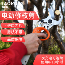 Taonong electric scissors rechargeable pruning shears multifunctional household Lithium electric garden shears high branch pruning shears